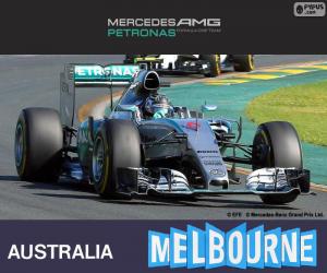 yapboz Rosberg G.P Avustralya 2015